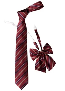 Lolita House SHUCLASS School Ribbon Necktie Set of 2 Girls Uniform Ribbon S 341 - Picture 1 of 7