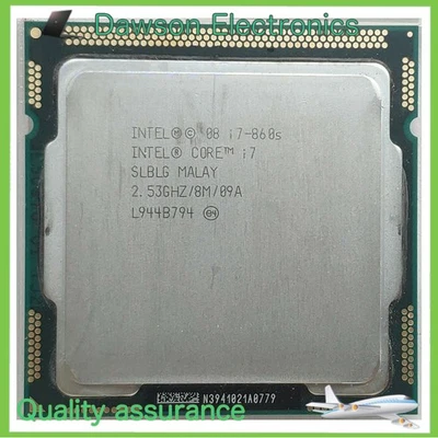 For Intel Core i7-860S SLBLG Quad-Core 8M 2.53 GHz Socket 1156 CPU Processor - Image 1 of 2