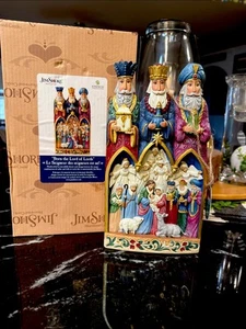 Jim Shore Heartwood Creek "Born the Lord of Lords" 3 Könige Krippe - Bild 1 von 8