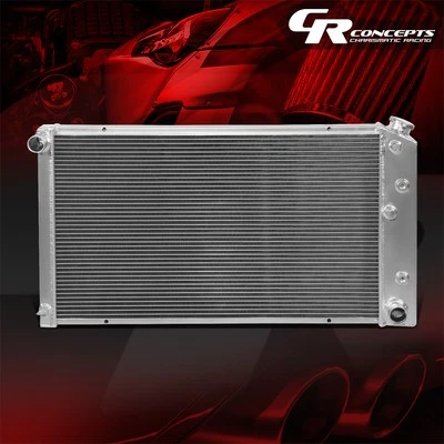 3-ROW FULL ALUMINUM CORE RACING RADIATOR FOR 1977-1989 CHEVY C10/C20 SUBURBAN - Image 1 of 4