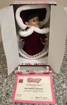 Hermosa muñeca Ginny 8" 2001 Vogue "Old Fashion Christmas" #1HP197 en caja original Foto 1 de 3