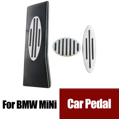 Pastilla de reposapiés de freno de gasolina de acero inoxidable para BMW Mini Cooper R55 R57 F55 F56 Foto 1 de 4