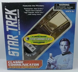 Star Trek Classic Communicator Art Asylum Diamond Select Toys Figures LIKE NEW - Foto 1 di 13