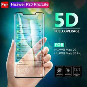 2PCS For Huawei P40 P30 Pro Mate 40 5D 9H Full Tempered Glass Screen Protector - Picture 1 of 9