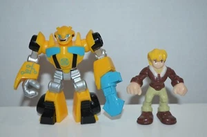 Hasbro Playskool TRANSFORMERS Rescue Bots CODY BURNS & BUMBLEBEE Figure Robot  - Picture 1 of 5