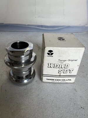 Nuevo de Lote Antiguo TANGE MA-60 1" Auriculares Roscados Micro Ajuste Cromo 25.4 x 24T JIS Foto 1 de 4