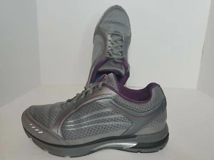 abeo smartsystem women's 8M walking running smart3420 gray/purple - Picture 1 of 8