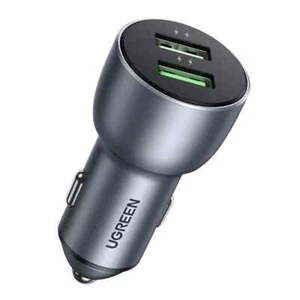 UGREEN QC3.0 Car Charger 36W Dual USB Fast Charging Car Adapter - Picture 1 of 8