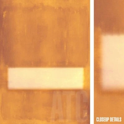 27W"x38H" SIN TÍTULO NÚMERO 11 1957 por MARK ROTHKO - OPCIONES TONOS AMARILLOS de LIENZO Foto 1 de 4