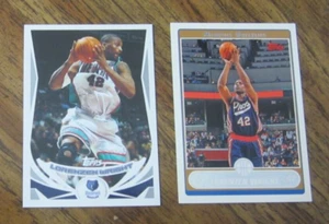 Lorenzen Wright Lot of 2 DIFFERENT Topps Trading Cards NBA Basketball Grizzlies - Picture 1 of 2