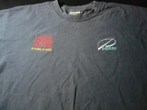 VINTAGE LYNYRD SKYNYRD 25 YEARS OF ROCK PERRI TOUR CONCERT T SHIRT - Picture 1 of 3