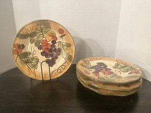 Certified International Tuscany Pamela Gladding Salad Plate Hand Painted 9" (4) - Picture 1 of 2