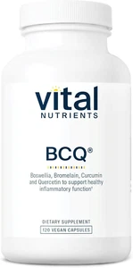 BCQ | Vegan Boswellia, Bromelain, Curcumin & Quercetin Supplement | Joint Suppor - Picture 1 of 12