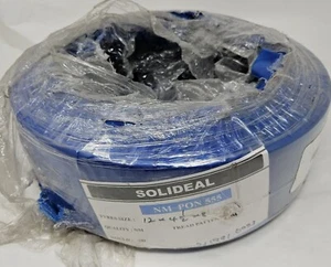 Solideal 12 x 4-1/2 x 8 Airless Forklift Tires Blue - Picture 1 of 2
