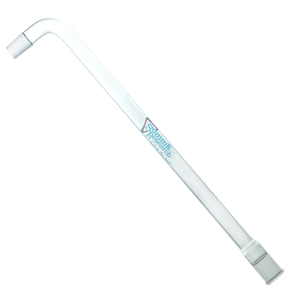 Summit Research Glass 34/45 Extention 90 Degree Distillation Adapter Cold Trap - Image 1 of 1