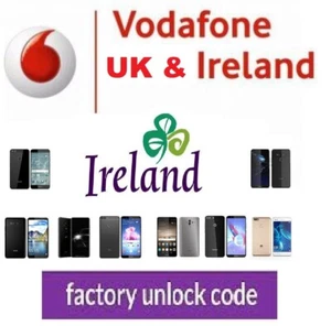 Vodafone IRLANDIA Kody odblokowujące Huawei P30 P30 Pro Mate 20 Mate 10 Pro P9 P10 P8 - Zdjęcie 1 z 1
