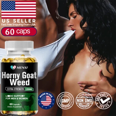 Экстракт рогатого козьего сорняка 60 капсул 1200 мг, мака, женьшень Saw Palmetto, аргинин - Изображение 1 из 4