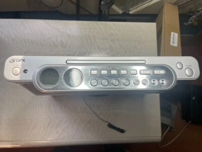 GPX Under-Cabinet CD Radio MP3 Vintage Ready with Remote Model KCCD6316DT - Image 1 of 4