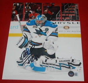 EVGENI NABOKOV San Jose Sharks Signed 8x10 Photo Beckett COA BK28879 - Picture 1 of 3