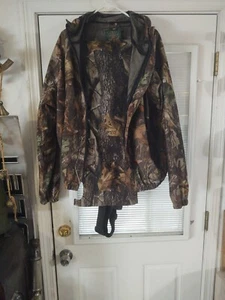 Mad Dog Gear Entenblind Tarnjacke mit Kapuze Jagdjacke & Lätzchen Größe L - Bild 1 von 10