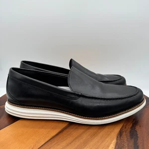 Cole Haan Original Grand Venetian Loafers Mens 13 Black Casual Comfort Leather - Picture 1 of 11