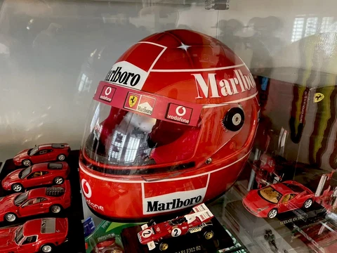 Michael Schumacher helmet 1:1 replica red interior Cover