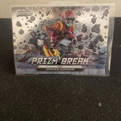 2023 Panini Prizm Draft Picks - Prizm Break #PB-8 Jordan Addison (RC) - Image 1 of 2