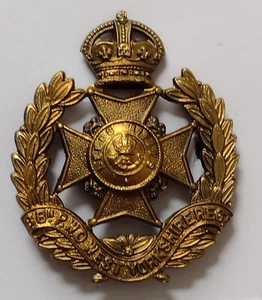 8th Battalion PWO West Yorkshire Regiment Leeds Rifle Original Cap Badge KC 55mm - Picture 1 of 24