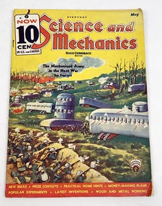 Vtg. 1936 May Everyday Science and Mechanics Technology Magazine, Vol. V11, #5 - Imagen 1 de 4