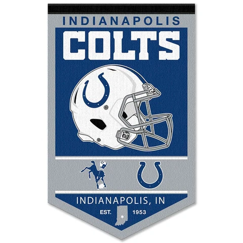 Indianapolis Colts History Heritage Logo Banner Flag Cover