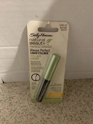 Sally Hansen Carmindy Natural Beauty Liquid Eyeliner Black Onyx 1043-01 new! - Image 1 of 2