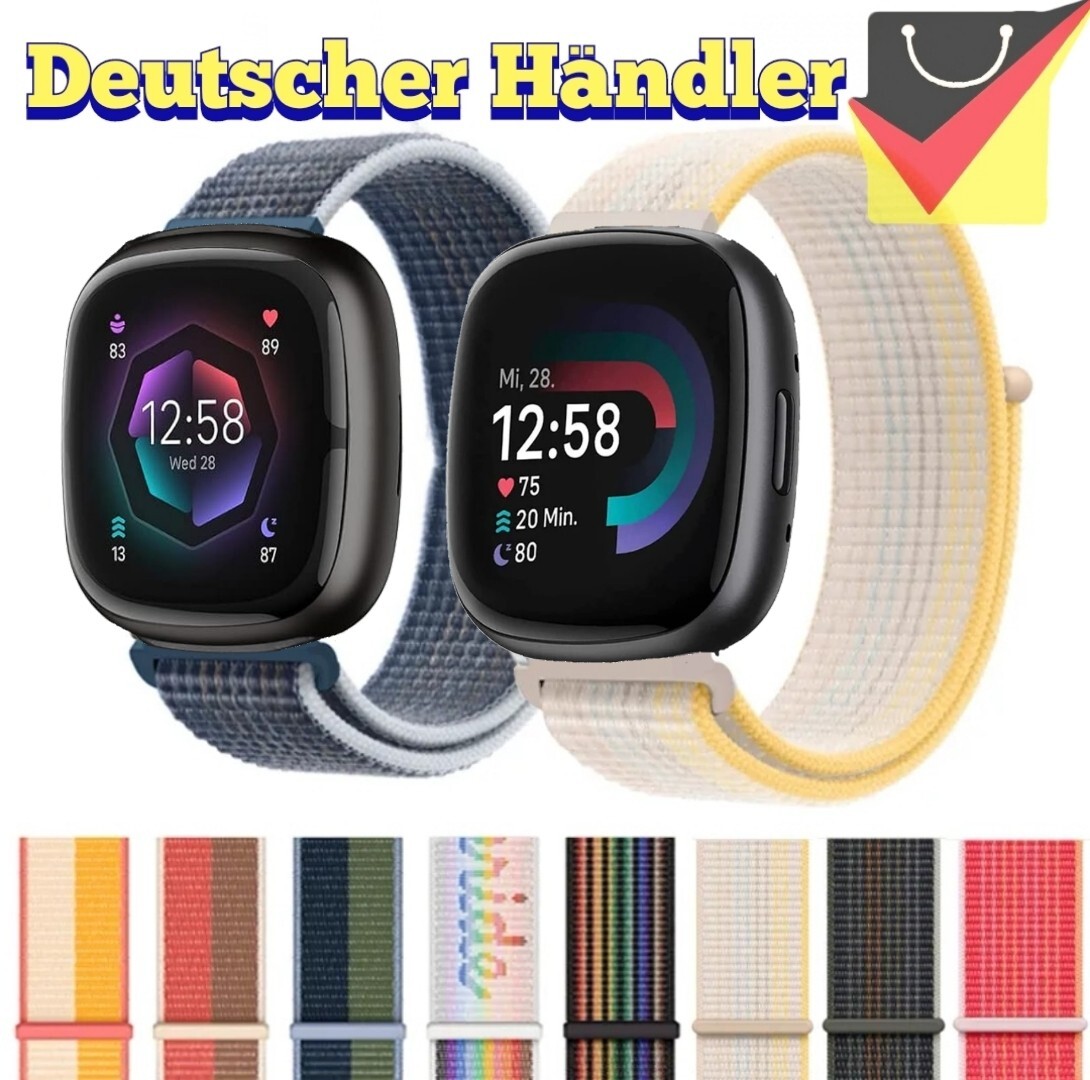 Vancle Armband Für Fitbit Versa 4/3, Sense 2/1 – Verstellbar, Wasserdicht, Silikon, Verschiedene Farben & Größen