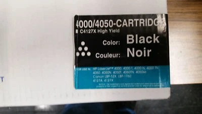 Non-OEM Hp4000/4050 Canon C4127X Toner Cartridge Black . See description/models - Image 1 of 4