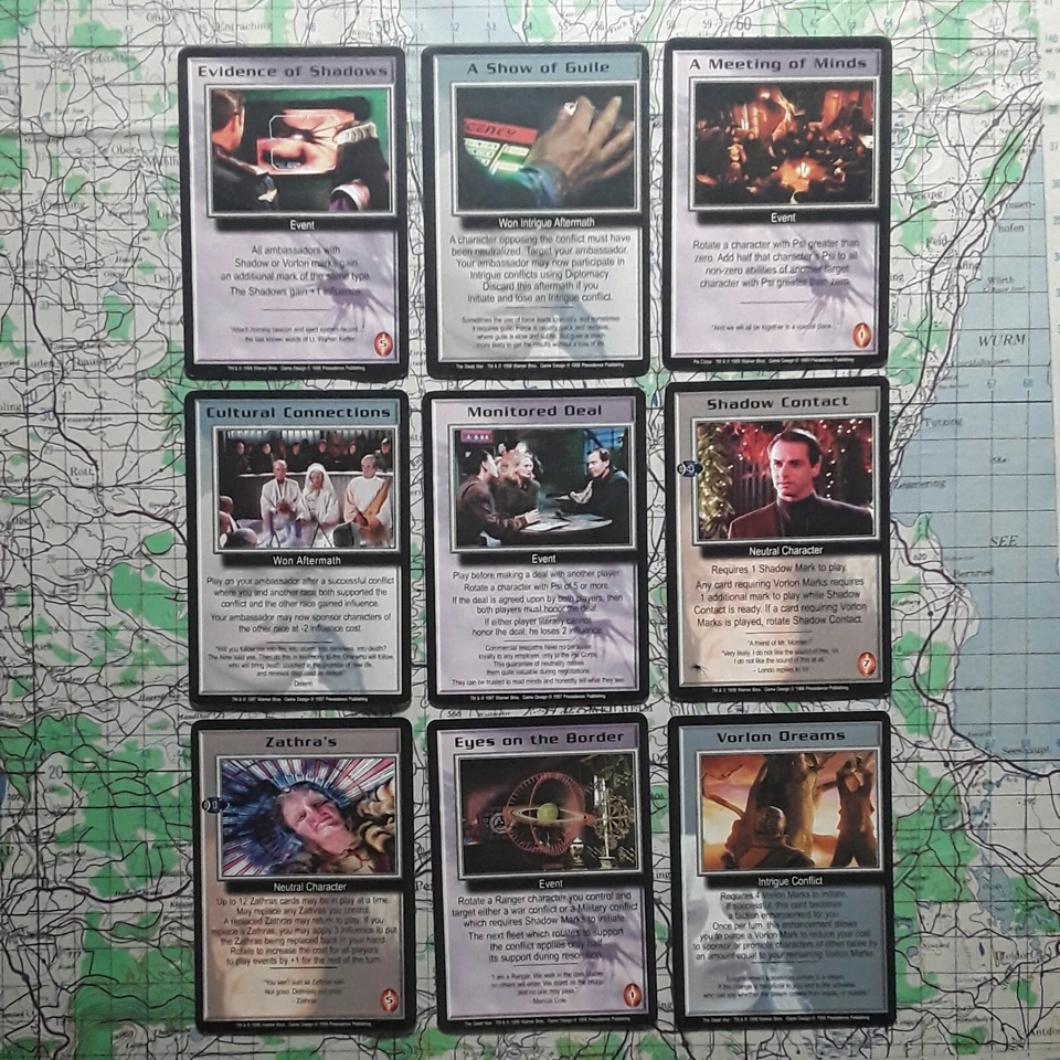 Babylon 5 Ccg Promo Lot * Evidence of Shadows, Shadow Contact, Zathras, etc. - Image 1 of 4