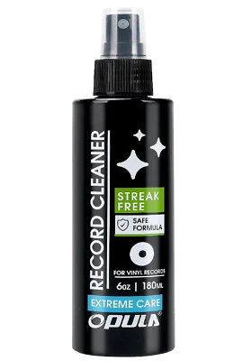 OPULA Vinyl Record Cleaning Solution, 6oz/180ml Vinyl Record Cleaner Fluid, R..
