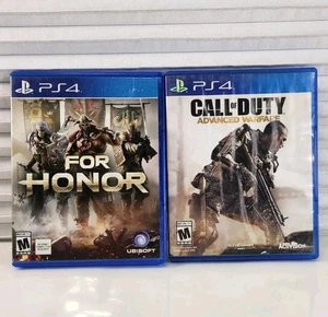 2 PS4 Call of Duty: (Advanced Warfare, And.... For Honor) Sin arañazos - Imagen 1 de 7
