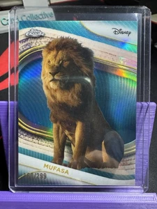 2025 Topps Chrome Disney MUFASA Teal Refractor /299 The Lion King Live Action - Picture 1 of 2