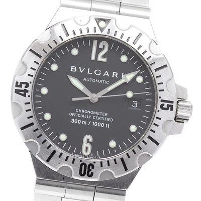 BVLGARI Diagono Scuba SD40S Date black Dial Automatic Men's Watch_894042 - Image 1 of 4