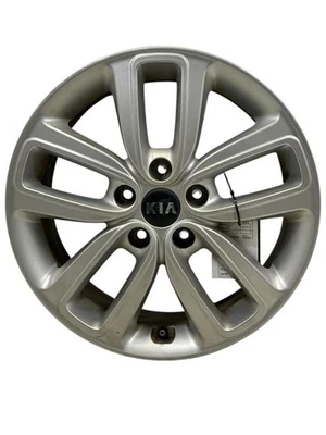 Llanta KIA SOUL 2017 2018 2019 17x6,5 aleación plateada 10 radios en U 962730 Foto 1 de 4