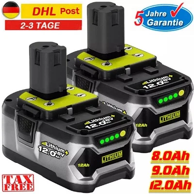 MARKENLOS Batería 18V Ori 12Ah 9Ah 8Ah 6Ah para RYOBI One Plus Litio RB18L50 P108 /Cargador