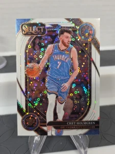 2024-25 Panini Select Chet Holmgren Courtside White Disco Prizm /75 Thunder - Bild 1 von 11
