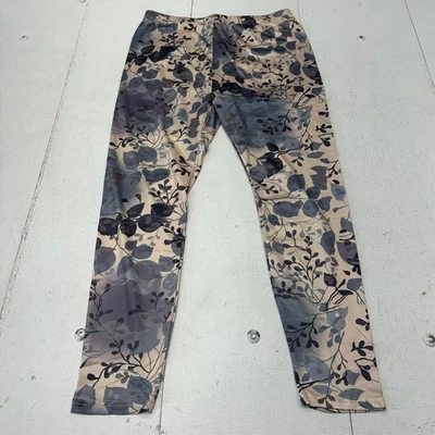 Leggings de cintura elástica con estampado floral gris beige Shein para mujer talla XL Foto 1 de 4