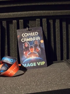 Coheed & Cambria “The Great Destroyer Tour” MAGE VIP Pass Signed Band Laminated - Picture 1 of 3