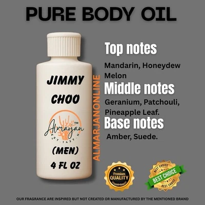 Fragancia de aceite corporal para hombre JimmyCho Colonia 4 oz Comparar Foto 1 de 2