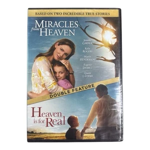Miracles From Heaven Heaven is for Real (DVD, 2018) Double Feature NEW - Picture 1 of 2