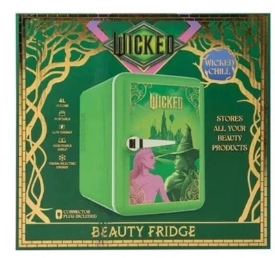 Wicked Beauty Mini Nevera 4L Maquillaje Edición Limitada Elphaba & Glinda - NUEVO Foto 1 de 3