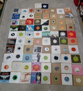 82   METAL  ROCK / PROG  7" SINGLES RECORDS JOBLOT -  ALL PICTURE - Picture 1 of 17