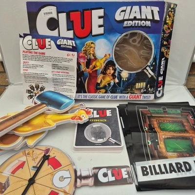 Clue Giant Edition Classic Mystery Cluedo Board Game Complete - Image 1 of 4