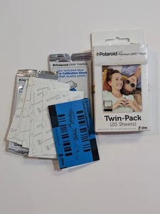 Carta zincata Polaroid Premium - confezione doppia 2x3" (20 fogli) - nuova confezione aperta - Foto 1 di 2