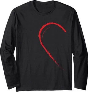 Matching couple outfit Half Heart Red Valentines Day Long Sleeve T-Shirt - Picture 1 of 8